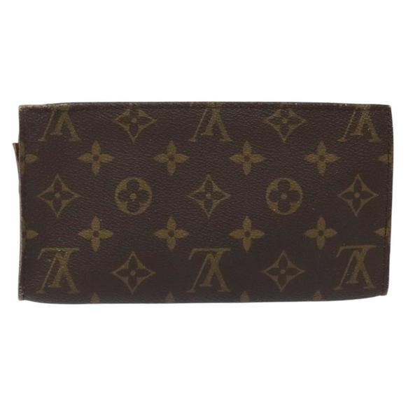 LOUIS VUITTON Monogram Bucket GM Accessory Pouch LV Auth 113220 - Picture 2 of 16